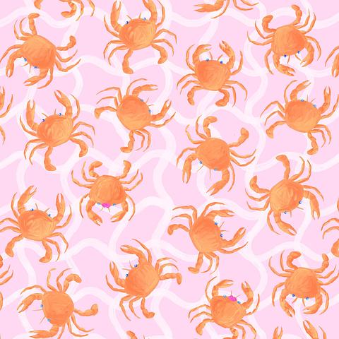 Crabbies (Paler) - Pink - Mid Organic Cotton