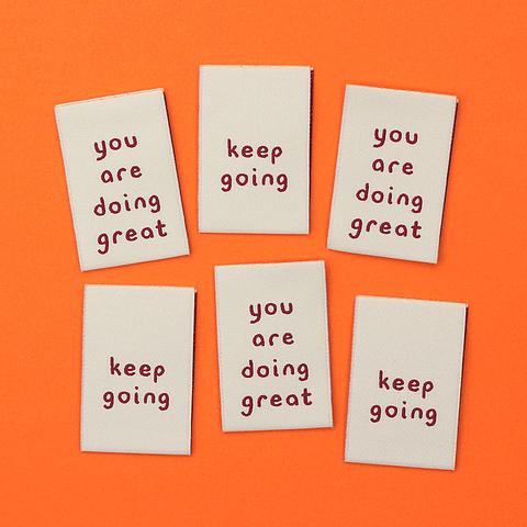 Keep Going Labels