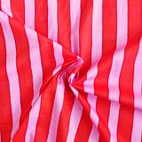 Stripes - Red and Pink - Mid Organic Cotton